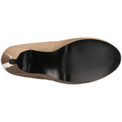 Crema Verniciata 14,5 cm Burlesque TEEZE-06W scarpe décolleté per piedi larghi da uomo