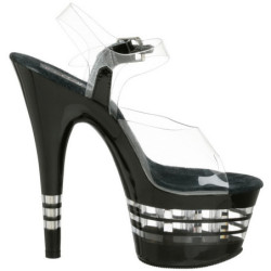 Transparent 18 cm ADORE-708LN High Heels Acrylic Platform