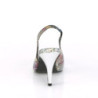 Snake pattern 10 cm DREAM-405 slingback pumps transvestite shoes