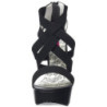 Elasticated Band 14,5 cm Burlesque TEEZE-47W mens high heels for wide feets