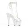 Clear 18 cm BEJEWELED-1018C-2RS womens rhinestone platform ankle boots
