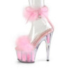 Rose 18 cm ADORE-724F exotic pole dance high heel sandals with feathers