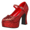 Rosso Scintillare 11 cm MARYJANE-50G Scarpe Décolleté Mary Jane