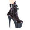 Lustrini Rosso 18 cm ADORE-1020SQ stivaletti tacco piattaforma exotic pole