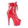 Red Patent 18 cm ADORE-1021 womens platform soled ankle boots