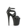 Leatherette 20 cm FLAMINGO-877 black pleaser shoes with high heels