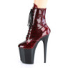 Red Snake pattern 20 cm FLAMINGO-1020SP Exotic pole dance ankle boots