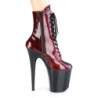 Red Snake pattern 20 cm FLAMINGO-1020SP Exotic pole dance ankle boots
