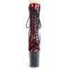 Red Snake pattern 20 cm FLAMINGO-1020SP Exotic pole dance ankle boots