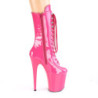 Pink Verniciata 20 cm FLA-1050 tacchi estremi - stivaletti più plateau alto