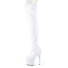Bianco 18 cm ADORE-3000HWR Ologramma stivali overknee piattaforma exotic pole