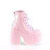 Hologram 13 cm CAMEL-203 emo chunky platform boots rose