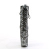 Silver Snake pattern 20 cm 1040SPF Exotic pole dance ankle boots