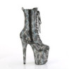Silver Snake pattern 20 cm 1040SPF Exotic pole dance ankle boots