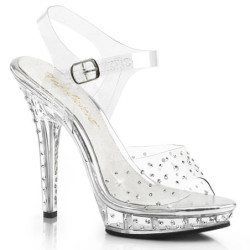 Transparent 13 cm LIP-108RS Bikini posing high heel shoes