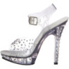 Transparent 13 cm LIP-108RS Bikini posing high heel shoes