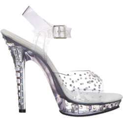Transparent 13 cm LIP-108RS Bikini posing high heel shoes