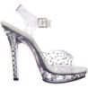 Transparent 13 cm LIP-108RS Bikini posing high heel shoes