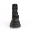 Leatherette Black 12 cm STOMP-13 ankle boots wedge platform
