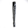 Black 13 cm SEDUCE-4000SLT Vinyl crotch high overknee boots
