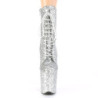 Argento glitter 20 cm FLAMINGO-1020GWR stivaletti exotic pole dance