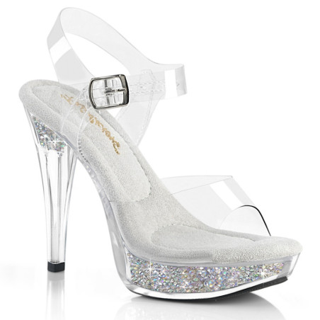 Rhinestones 13 cm GLORY-508DM Bikini posing high heel shoes