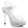 Rhinestones 13 cm GLORY-508DM Bikini posing high heel shoes