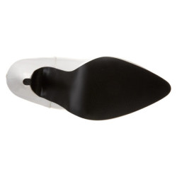 Bianco Vernice 13 cm SEDUCE-431 Tacchi altissimi da uomo