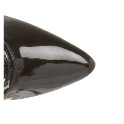 Verniciata neri 13 cm SEDUCE-3024 stivali sopra il ginocchio con lacci