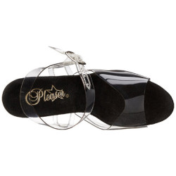 Black 20 cm FLAMINGO-808G High Heels Glitter Platform