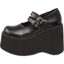 Vegano 11,5 cm DemoniaCult KERA-08 scarpe décolleté mary jane plateau