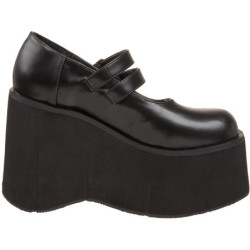 Vegano 11,5 cm DemoniaCult KERA-08 scarpe décolleté mary jane plateau