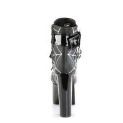 Vegano 14 cm TORMENT-51 demoniacult stivaletti alternative con la suola spessa nere