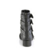 Vegan WARLOCK-70 pointed boots - mens winklepicker boots 6 buckles