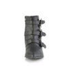 WARLOCK-50-B pointed boots - mens winklepicker boots 3 buckles