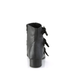 WARLOCK-50-C pointed boots - mens winklepicker boots 3 buckles