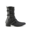 WARLOCK-110-B pointed boots - mens winklepicker 4 buckles