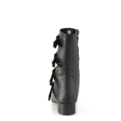 WARLOCK-110-C pointed boots - mens winklepicker 4 buckles