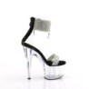 Plexiglas rhinestone 18 cm ADORE-727RS pleaser high heels ankle cuff