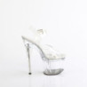 Perspex platform 18 cm TREASURE-708EST pleaser high heels transparent