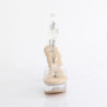 Trasparente 13 cm MARTINI-505 Beige plateau sandali tacchi alti donna