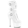 ADORE-1043 - 18 cm platform high heel boots patent white