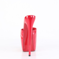 Red 18 cm JUBILANT-01 platform high heel mules women's