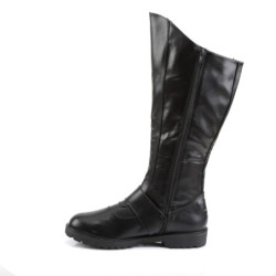 GOTHAM-100 black captain boots cosplay halloween men's boots