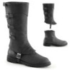 GOTHAM-105 halloween black captain boots cosplay men's boots with buckles
