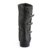 GOTHAM-105 halloween black captain boots cosplay men's boots with buckles