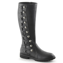 GOTHAM-109 black captain boots cosplay halloween men's boots