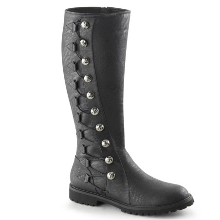 GOTHAM-109 black captain boots cosplay halloween men's boots