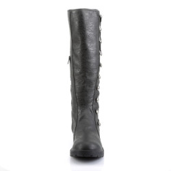 GOTHAM-109 black captain boots cosplay halloween men's boots
