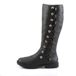 GOTHAM-109 black captain boots cosplay halloween men's boots